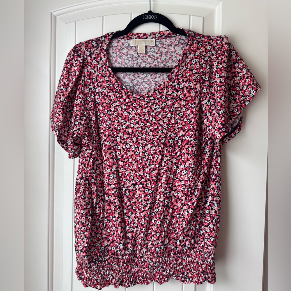 Michael Kors Banded Hem Tee